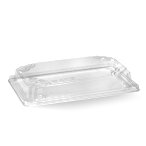 BioPak Large BioCane Sushi Tray PLA Lid