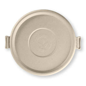 Sugarcane Bowls: BioPak 24-48oz Natural BioCane Bowl Lid