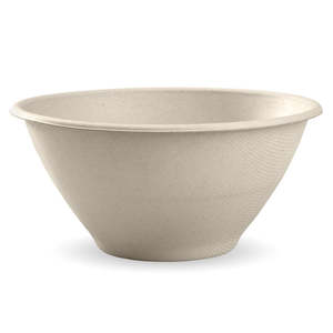 BioPak 1,420ml / 48oz Natural BioCane Bowl