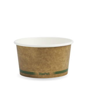 BioPak 12oz Kraft Brown BioBowl