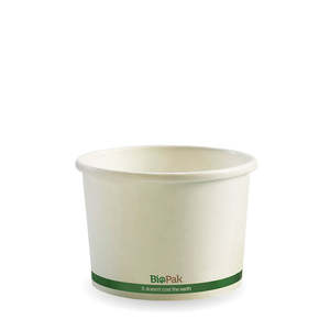 BioPak 8oz White BioBowl