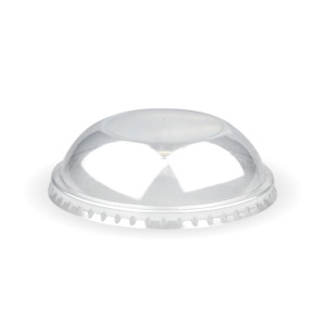 BioPak 150ml / 5oz Ice Cream Cup PET Dome Lid