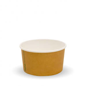 Bioboard Ice Cream Bowls Lids: BioPak 90ML/3OZ ICE CREAM BIOCUP