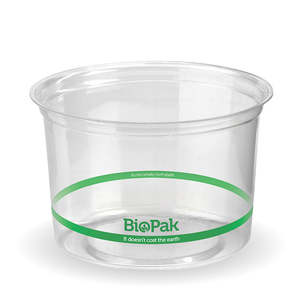 Bioplastic Bowls: BioPak 500ml BioBowl