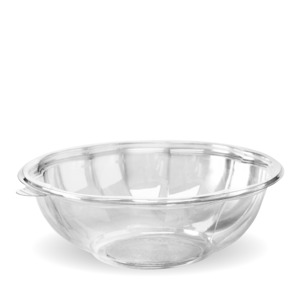Bioplastic Bowls: BioPak 24oz Clear Salad Biobowl