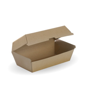 BioPak Disposable Kraft Regular Snack Box