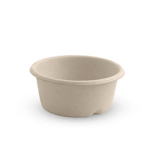 Sauce Cups Portion Pots With Lids: BioPak 60ml Sugarcane Sauce Natural BioCup