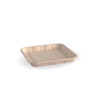 BioPak 5x5" BioCane Produce Tray
