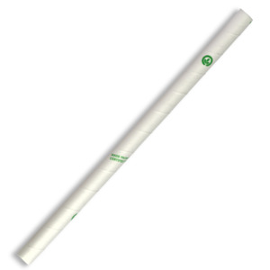 Paper Jumbo Biostraws: BioPak 10mm Jumbo White BioStraw
