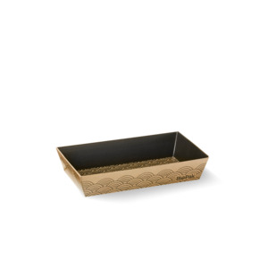 BioPak Extra Small BioBoard Sushi Tray