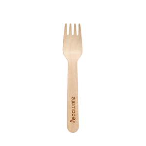 Wooden Cutlery Skewers: 16cm Wooden Fork