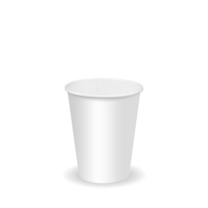 BioPak 280ml / 8oz (80mm) White Cold Paper BioCup