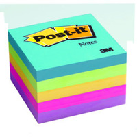 Products: 3m post-it notes cube 654 76 x 76mm ultra pack 5
