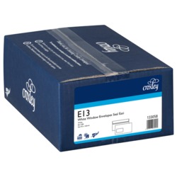E13: Croxley envelopes E13 window seal easi white box 500
