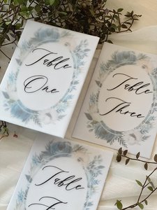 TBR - Luxe Vellum Table Numbers - Paper Pyaar - Paper Stationery and Signage
