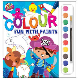 Fiction Children Colouring: Colour Fun with Paints
