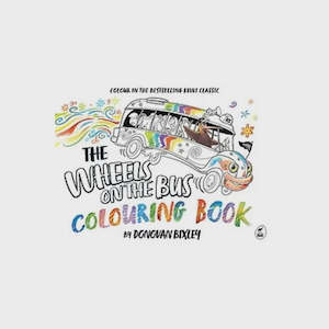 Fiction Children Colouring: The Wheels on the Bus Colouring Book By Donovanb Bixley