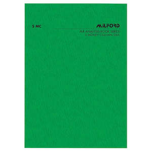 Stationery Account Books: Milforda4 5 Money Column