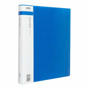Stationery Filing Display Books: Icon Display Book A4 60 Pockets Blue