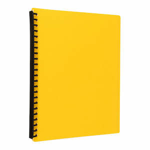 Icon Refillable Display Book 20 Pckt Ye