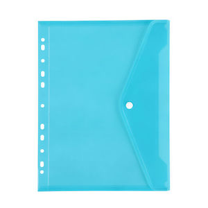 Stationery Filing Document Wallets: Mbg Binder Pocket W/Button Marine