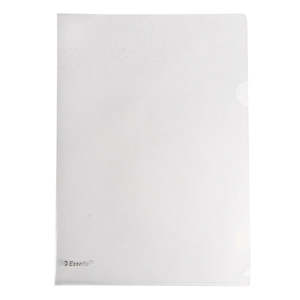 Stationery Filing Document Wallets: L Shape Pockets Esse A4 Hduty Clr Pk 12