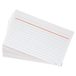 Stationery Filing Index Cards: System Cards Collins 5X3 Feints Pk 100