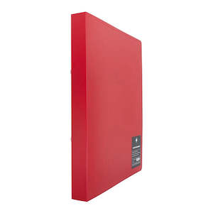 Stationery Filing Ring Binders: 2D Mini Ringbinder Red