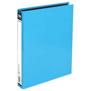 Stationery Filing Ring Binders: Fm Ringbinder Blue Ice Blue