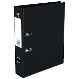 Stationery Filing Ring Binders: Lever Arch File Fm F/C Vivid Black