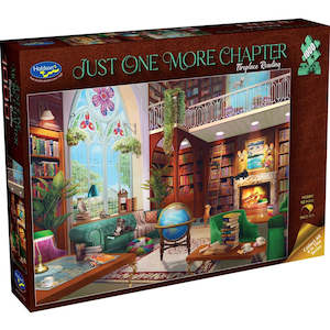 Holdson Puzzle 1000pc - Just One More Chapter Fireplace Reading