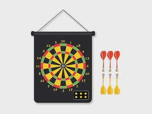 Gifts And Toys Adult Games: Magnetic Roll Up Dart Board