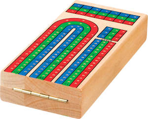 Triple Track Cribbage Board