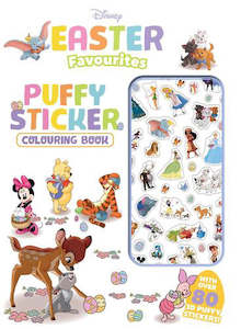 Fiction Children Colouring: Easter Favourites Puffy Sticker Colouring Book