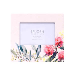 Gifts And Toys Adult: Native blooms 4x6 ceramic frame