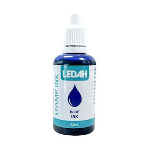 Ledah stamp ink 50ml Blue