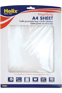 Stationery General Office Accessories: Helix Magnifying Sheet  A4 x2 mag