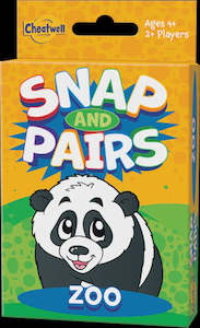 Snap and Pairs Zoo Card Games