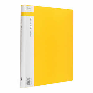 Stationery Filing Display Books: Icon Display Book A4 40 Pckt Yellow