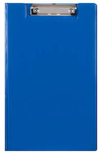 Stationery Filing Filing Accessories: Clipboard Marbig Pvc F/C Double Blue