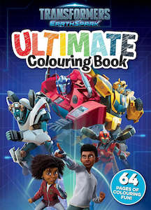 Fiction Children Colouring: Transformers Earthspark: Ultimate Colouring Book
