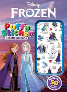 Frozen: Puffy Sticker Colouring Book (Disney)