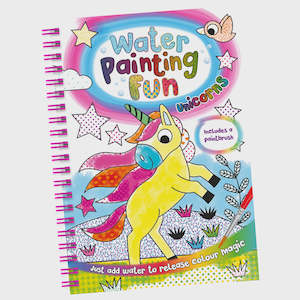 Fiction Children Activity: Water Painting Fun Unicorns
