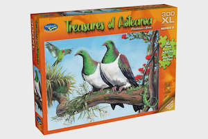Gifts And Toys Adult Adult Jigsaw: Holdsons 300XL Pohutukawa & Kereru Jigsaw Puzzle (Treasures of Aotearoa)