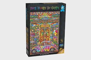 Gifts And Toys Adult Adult Jigsaw: Holdson Puzzle - Don't Worry Be Happy, 1000pc (The Hippy Happy Shop)