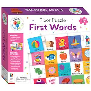 Gifts And Toys Children Children Jigsaw: Hinkler Building Blocks First Words Floor Puzzle