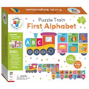Hinkler Building Blocks First Alphabet Puzzle Train