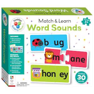 Gifts And Toys Children Children Jigsaw: Hinkler Building Blocks Match and Learn Word Sounds