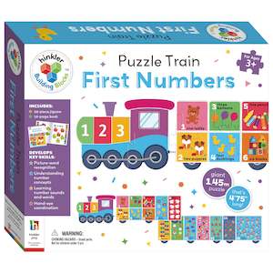 Hinkler Building Blocks First Numbers Puzzle Train
