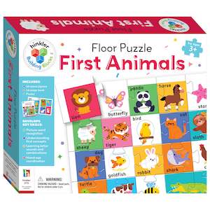 Hinkler Building Blocks First Animals Floor Puzzle